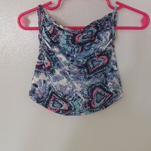 Free Country Vibrant Heart Pattern Camisole